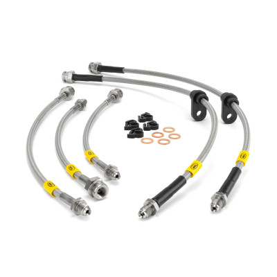 Przewody hamulcowe w oplocie do Lada Niva All models with 4 front hoses