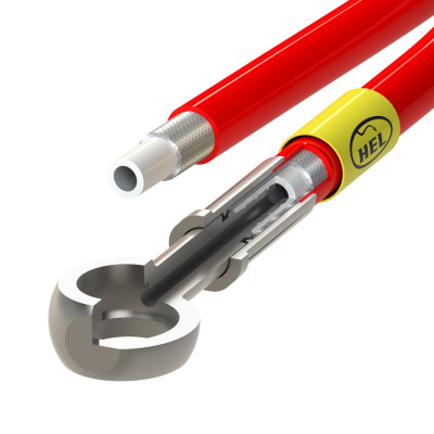 Przewód sprzęgła w oplocie BMW New Six E3/E9 Left Hand Drive 1968-1977